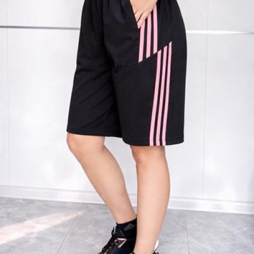 Шорты Nefertiti (42-48) 135 black-pink (лето) Nefertiti 135 black-pink