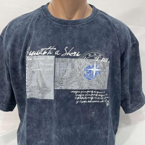 Футболка Sabihina (S-2XL) SB2008 blue (лето) Sabihina SB2008 blue