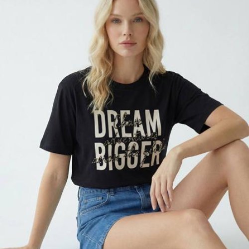 Футболка Nefertiti (S-L) NF238 black (лето) Nefertiti NF238 black