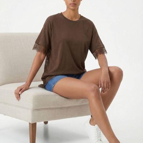 Футболка Nefertiti (S-L) NF241 brown (лето) Nefertiti NF241 brown