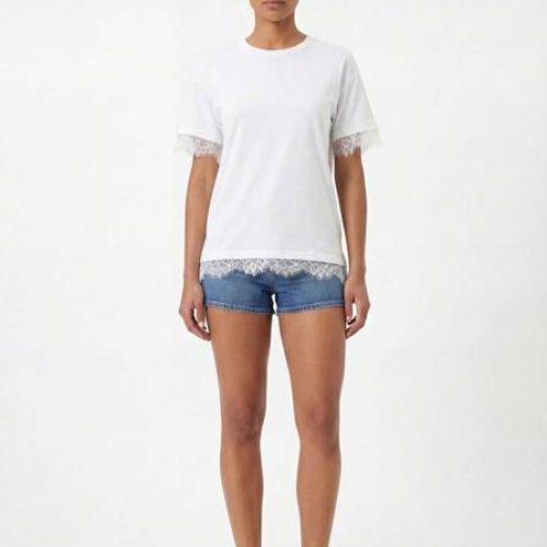 Футболка Nefertiti (S-L) NF242 white (лето) Nefertiti NF242 white