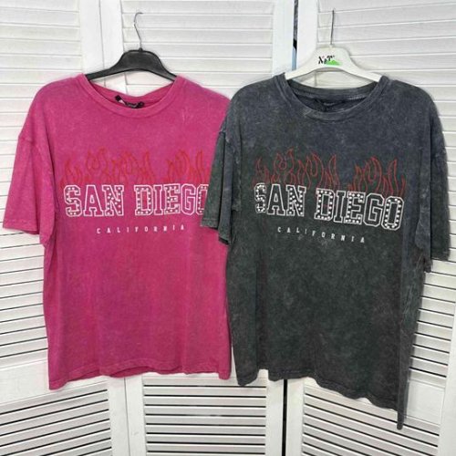 Футболка Nefertiti (S-L) NF249 pink (лето) Nefertiti NF249 pink