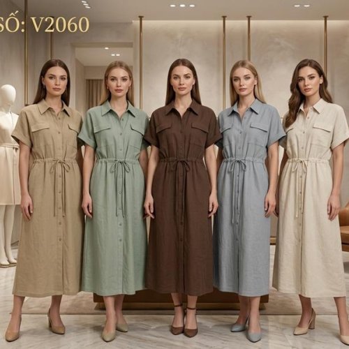 Платье Nefertiti (M-XL) V2060 green (лето) Nefertiti V2060 green