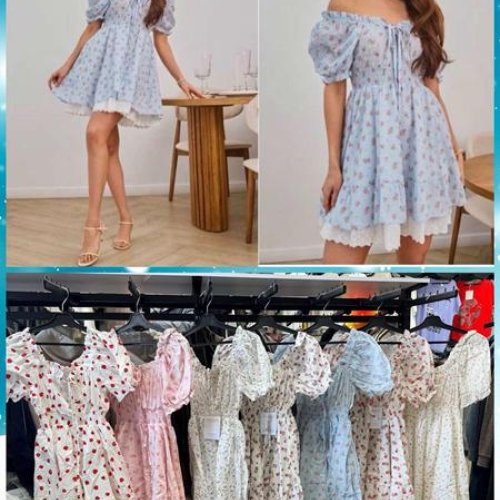 Платье Nefertiti (S-L) V87 white-l.pink (лето) Nefertiti V87 white-l.pink