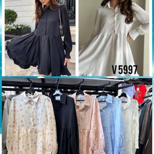 Платье Nefertiti (S-L) V5997 white (лето) Nefertiti V5997 white