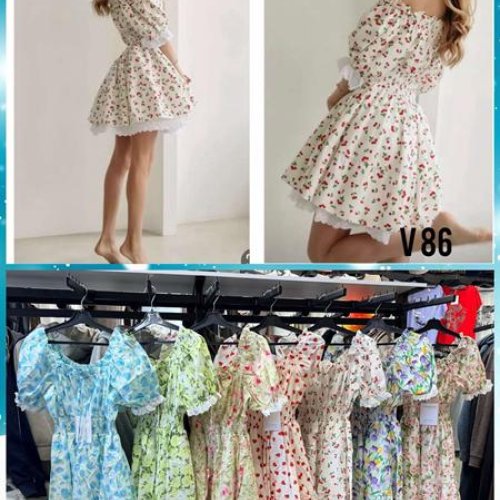 Платье Nefertiti (S-L) V86 lilac (лето) Nefertiti V86 lilac