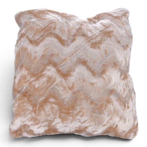 Подушка Obuv OK2 (50*50) Плюш зігзаг (99151-1) молочний (деми) Obuv OK2 Плюш зігзаг (99151-1) молочний