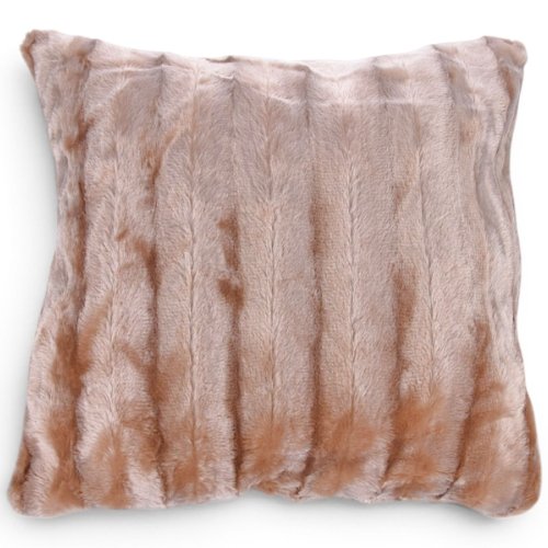 Подушка Obuv OK2 (50*50) Плюш смужка (99152) коричневий (деми) Obuv OK2 Плюш смужка (99152) коричневий