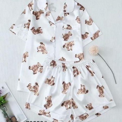 Пижама Anion (M-3XL) 70553 white (лето) Anion 70553 white