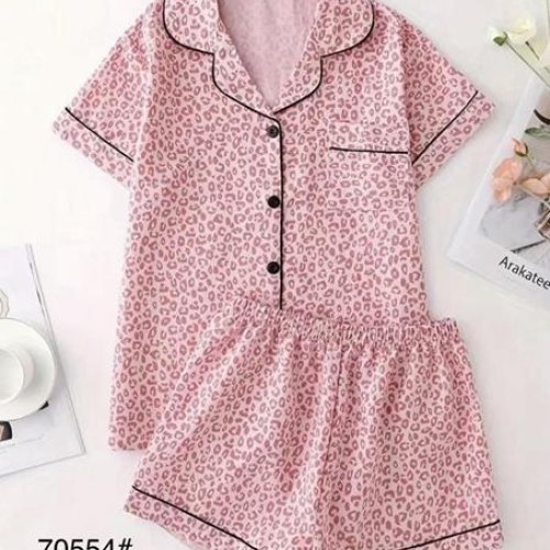Пижама Anion (M-3XL) 70554 pink (лето) Anion 70554 pink