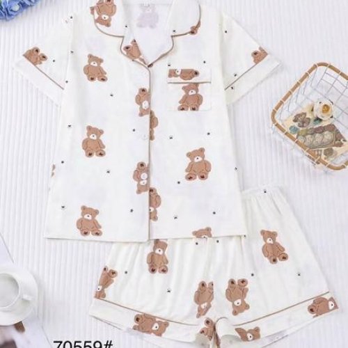 Пижама Anion (M-3XL) 70559 milk (лето) Anion 70559 milk