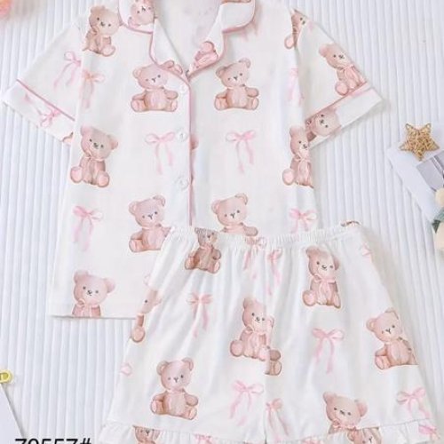 Пижама Anion (M-3XL) 70557 white (лето) Anion 70557 white
