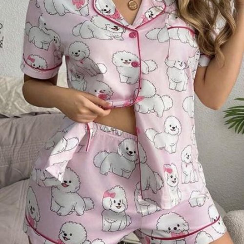 Пижама Anion (M-3XL) 70560 pink (лето) Anion 70560 pink