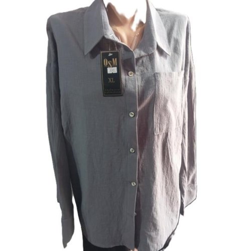 Рубашка MSO (S-XL) 32681 grey (деми) MSO 32681 grey