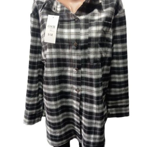 Рубашка MSO (S-3XL) 5369 black (деми) MSO 5369 black