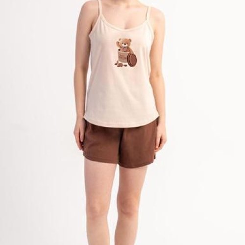 Пижама Trikotag (S-XL) T775 apricot (лето) Trikotag T775 apricot