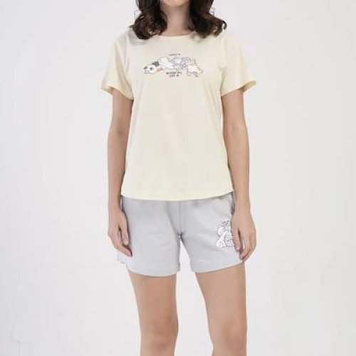 Пижама Trikotag (S-XL) T715 yellow (лето) Trikotag T715 yellow