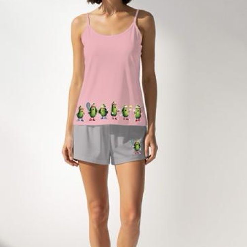 Пижама Trikotag (S-XL) T706 pink (лето) Trikotag T706 pink