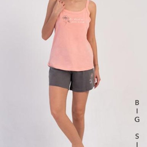 Пижама Trikotag (XL-4XL) T709 pink (лето) Trikotag T709 pink