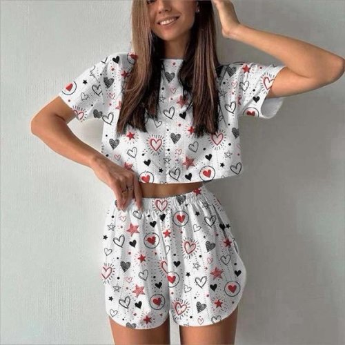 Пижама Trikotag (S-XL) T762 white (лето) Trikotag T762 white