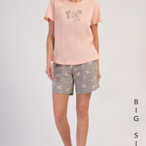 Пижама Trikotag (XL-4XL) T727 peach (лето) Trikotag T727 peach