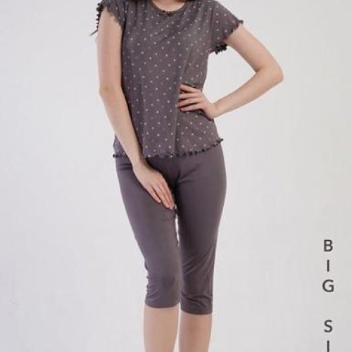 Пижама Trikotag (XL-4XL) T738 grey (лето) Trikotag T738 grey