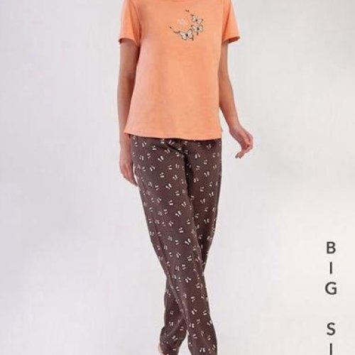 Пижама Trikotag (XL-4XL) T744 orange (лето) Trikotag T744 orange