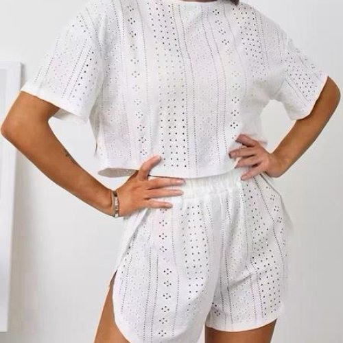 Пижама Trikotag (S-XL) T766 white (лето) Trikotag T766 white