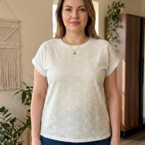Футболка LeVisha (48-54) 25043-1 milk (лето) LeVisha 25043-1 milk