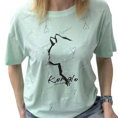 Футболка LeVisha (S-L) 26115 mint (лето) LeVisha 26115 mint