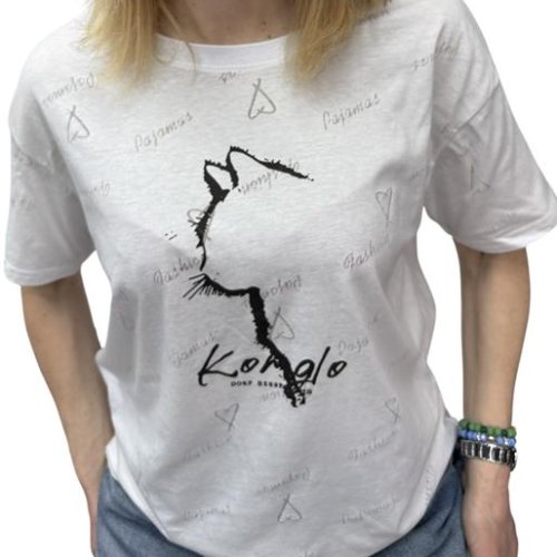 Футболка LeVisha (S-L) 26115 white (лето) LeVisha 26115 white