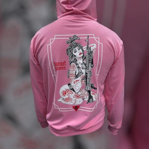 Худи Madoka (M-XL) 1417 pink (деми) Madoka 1417 pink