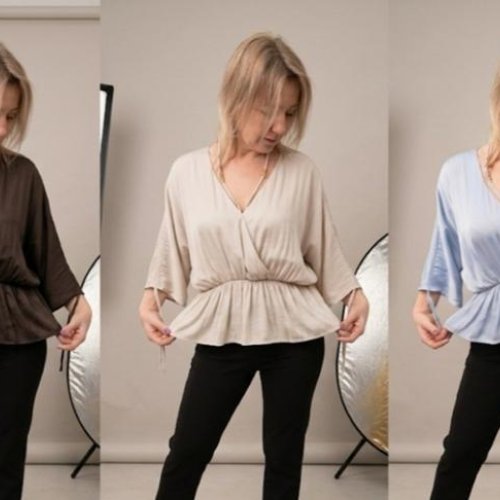 Блузка Nefertiti (one size) 157 brown (лето) Nefertiti 157 brown