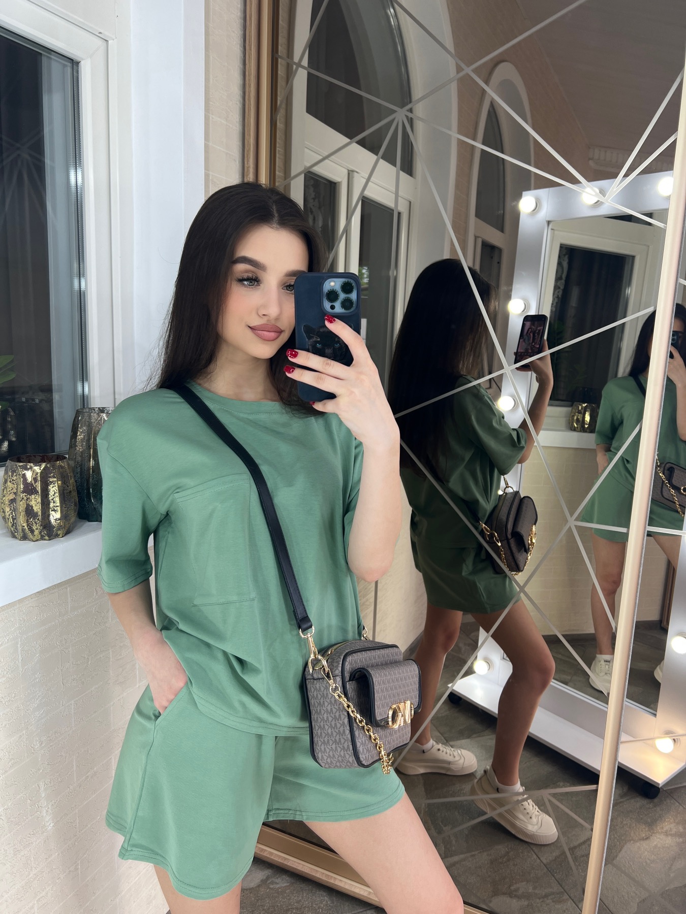 Костюм Valentina (42-50) 041 green (42-46 46-50) (лето)