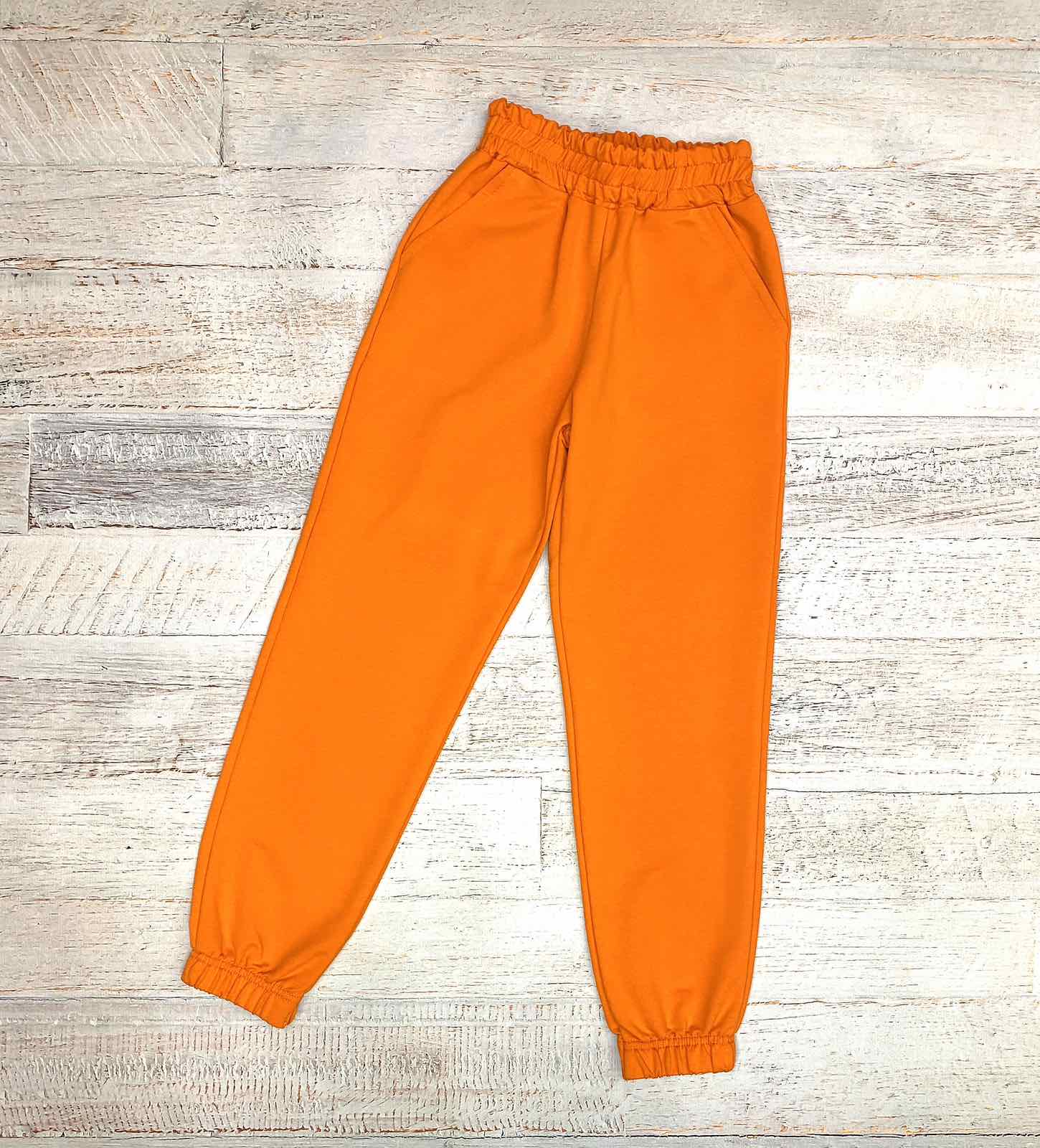 Штаны спорт LiMa kids (128-152) 2448 orange (деми)