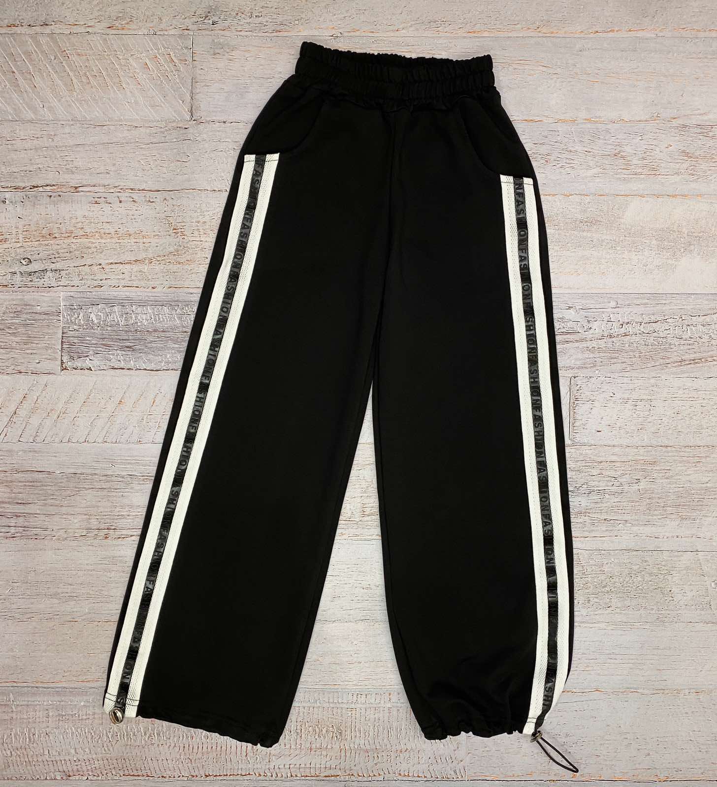 Штаны спорт LiMa kids (134-158) 2455 black (деми)