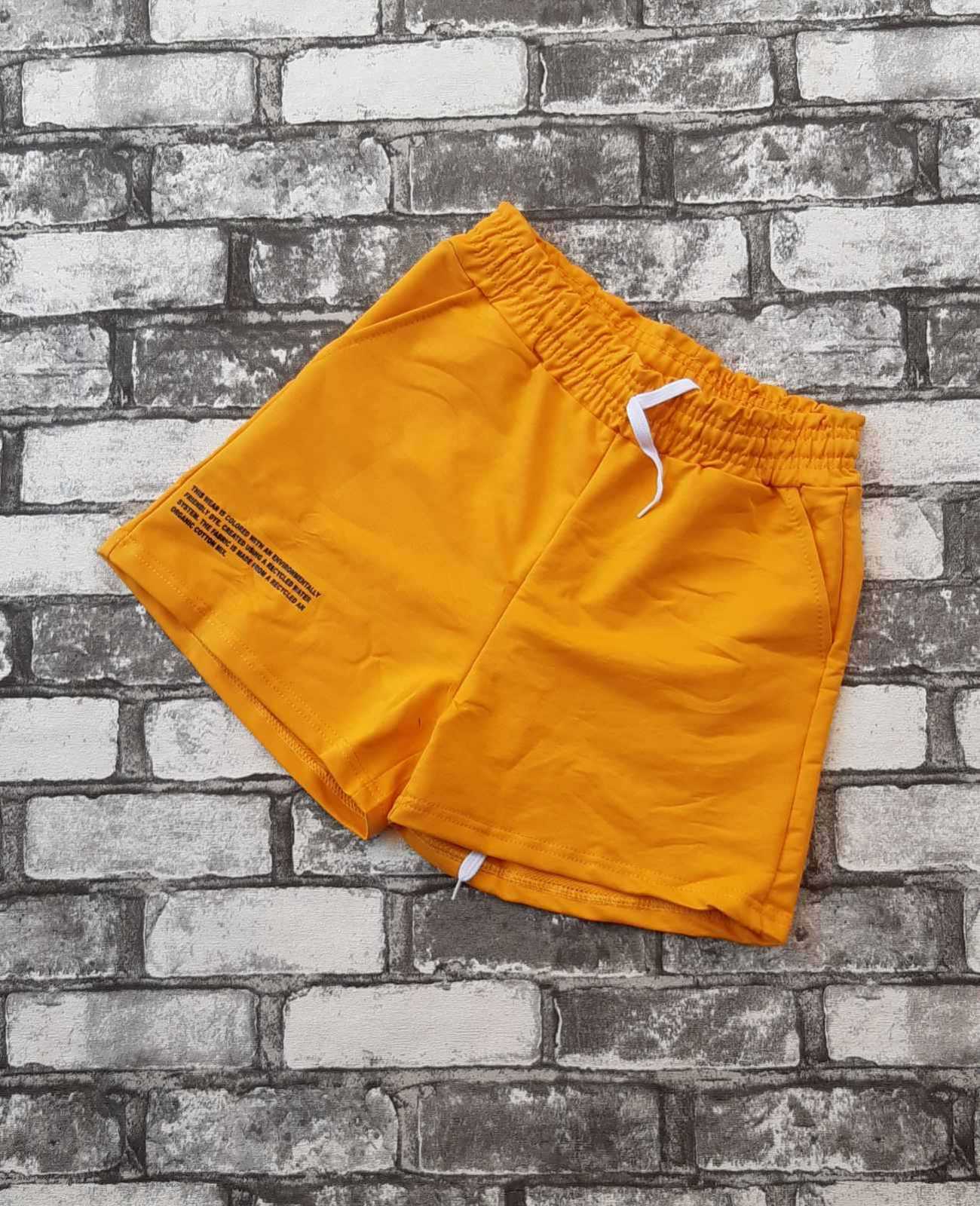 Шорты Sport style (44-52) SS10 d.yellow (лето)