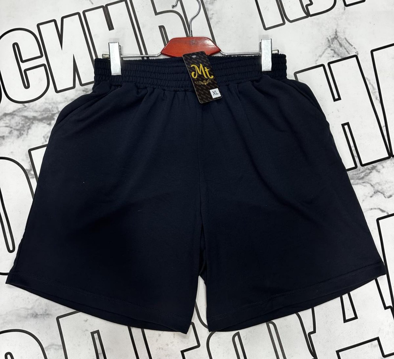 Шорты Sport style (XL-4XL) 5 navy-old-1 (лето)