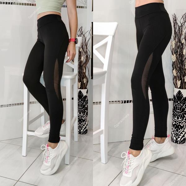 Лосины Sport style (S-XL) 52868 black-old-2 (деми)