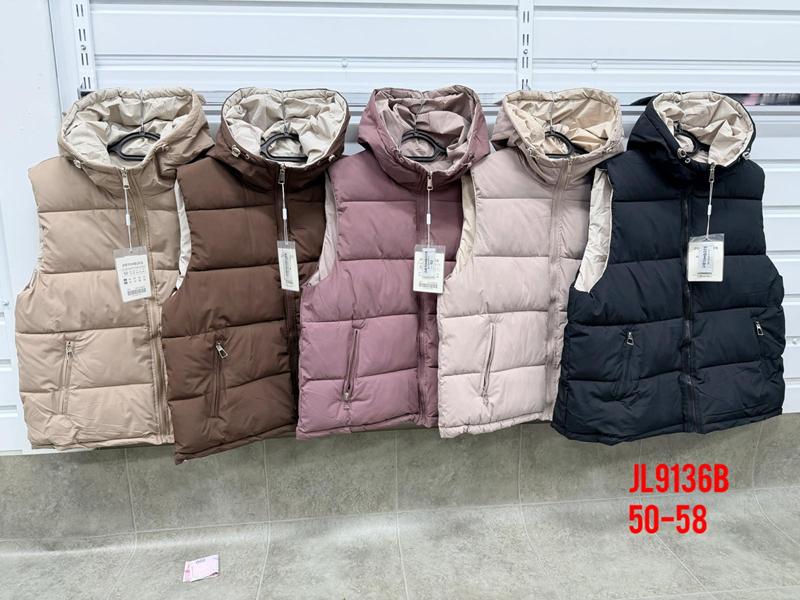 Жилетка Шаолинь (50-58) 9136B d.beige (деми)