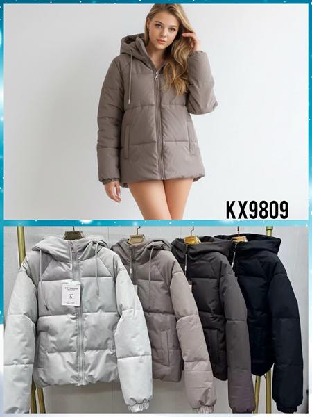Куртка Шаолинь (M-2XL) KX9809 black (деми)