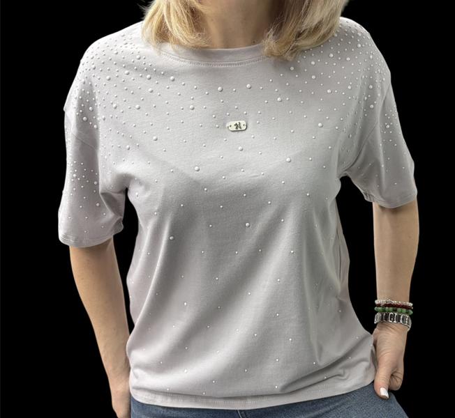 Футболка Elena&Vika (46-50) 26108 l.grey (лето)