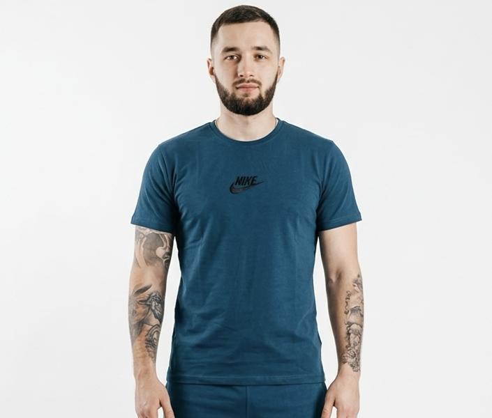 Футболка Sport style (46-54) 1 blue (лето)