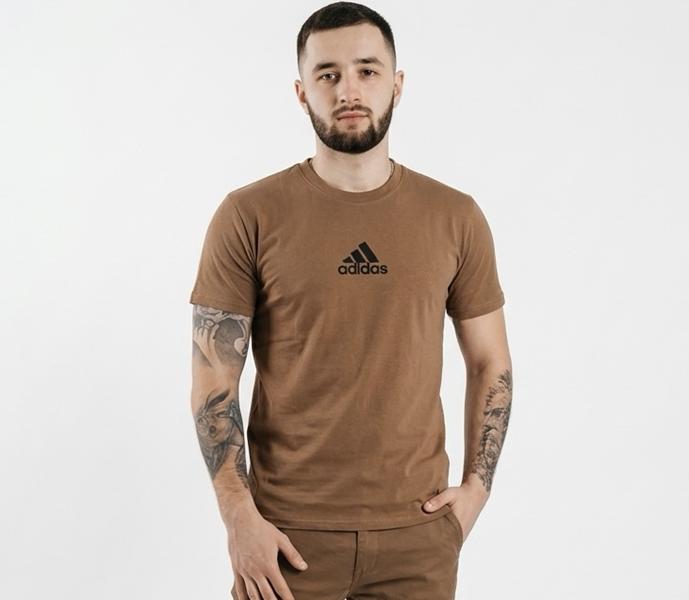 Футболка Sport style (46-54) 1-3 brown (лето)