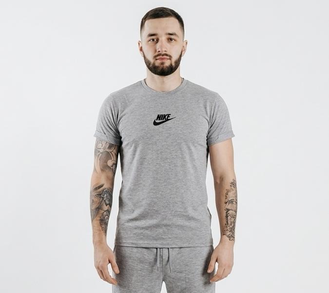 Футболка Sport style (46-54) 1-4 grey (лето)