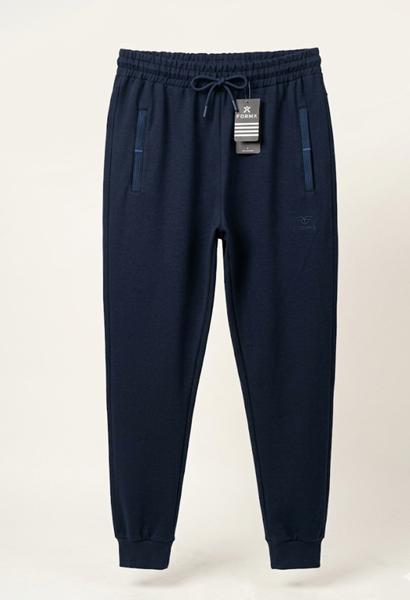 Штаны спорт Style M.Clothes (3XL-5XL) SM33 navy (деми)