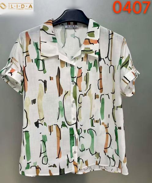Рубашка LIDA (52-62) 0407 white (лето)