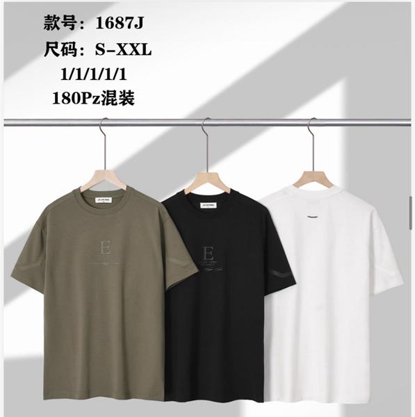 Футболка Ale-Ate (S-2XL) 1687J black (лето)