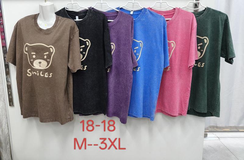 Футболка Xie (M-3XL) 18-18 blue (лето)