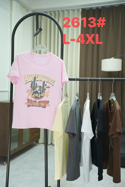 Футболка Xie (L-4XL) 2613 yellow (лето)